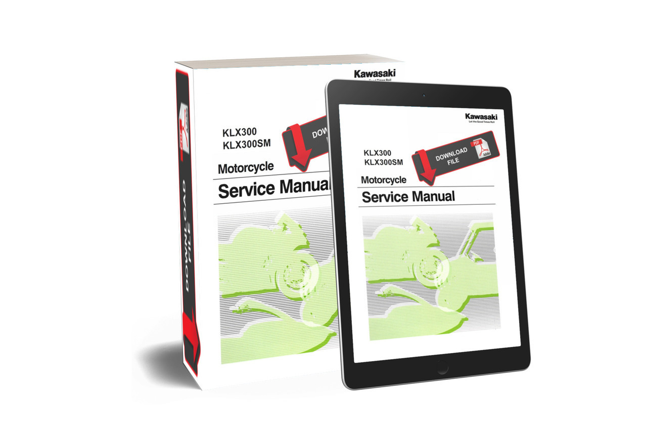 Service Manual Kawasaki 2025 KLX300SM Repair