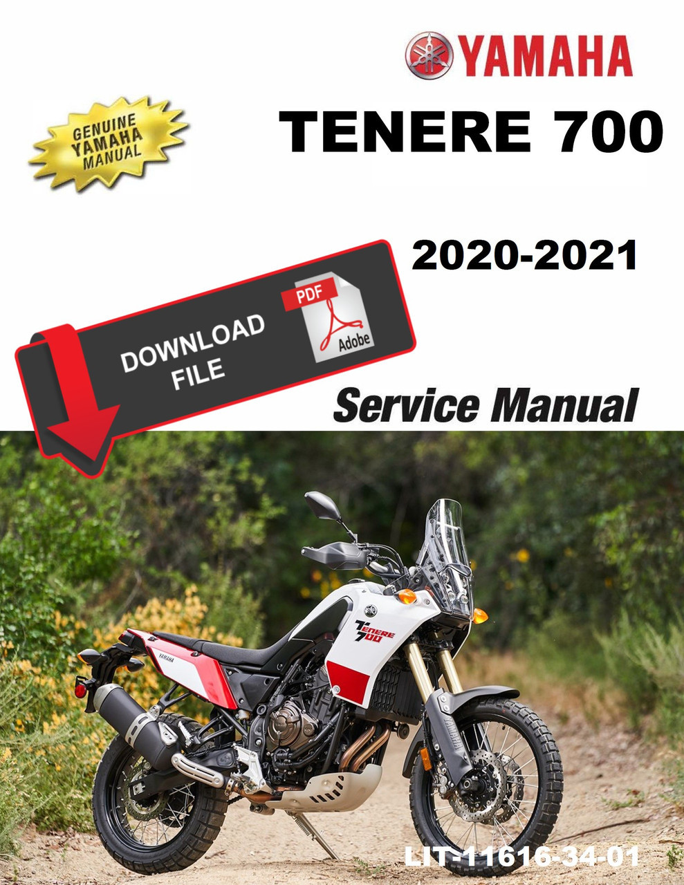 Yamaha 2021 Tenere 700 Service Manual
