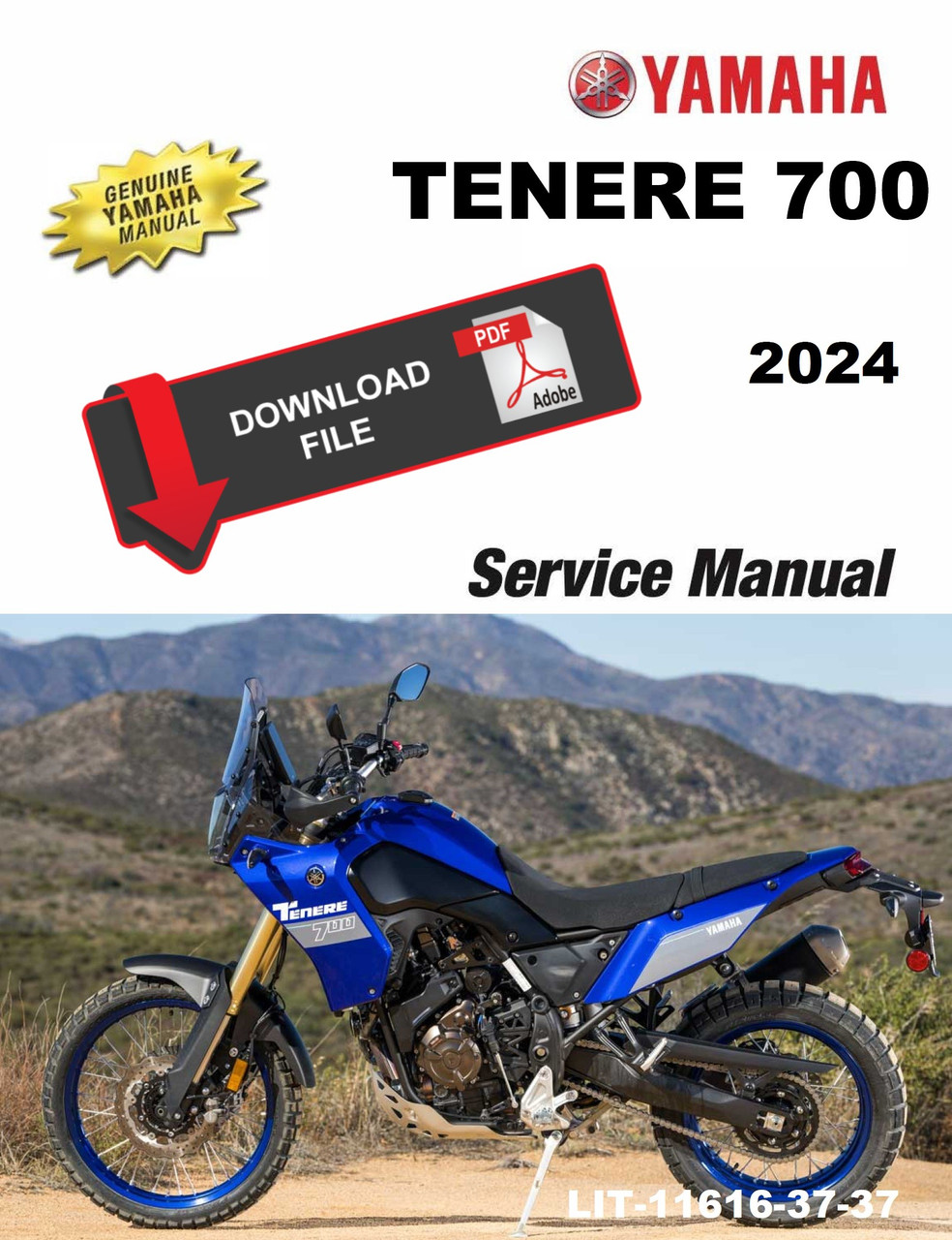 Yamaha 2024 Tenere 700 Service Manual