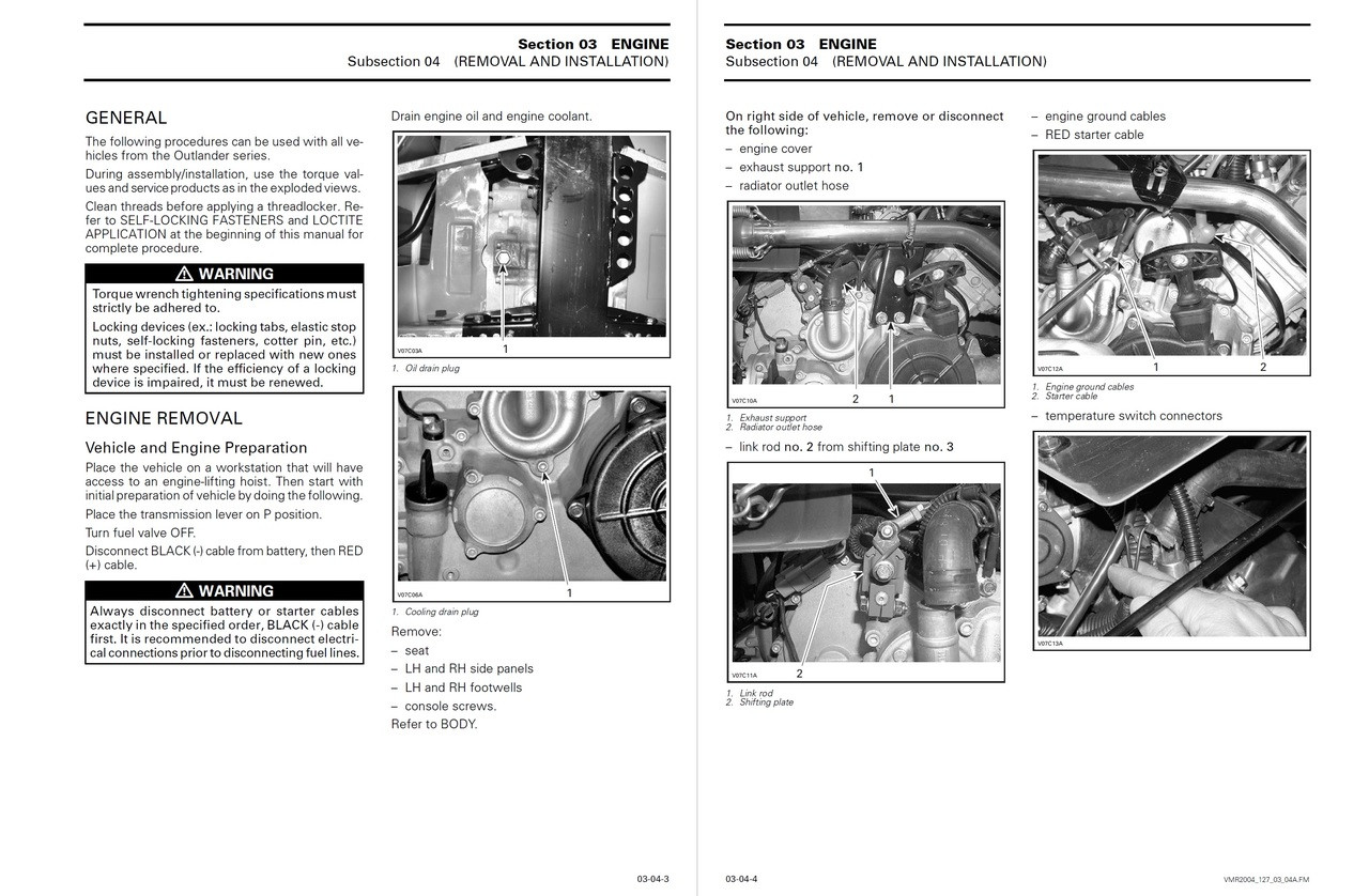 2005 CAN AM OUTLANDER 400 SERVICE MANUAL PDF FREE DOWNLOAD visual data 4