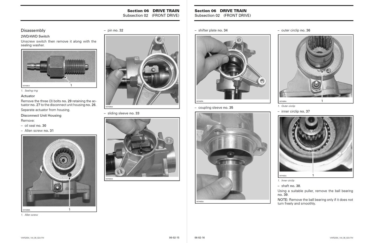 2005 CAN AM OUTLANDER 400 SERVICE MANUAL PDF FREE DOWNLOAD visual data 8