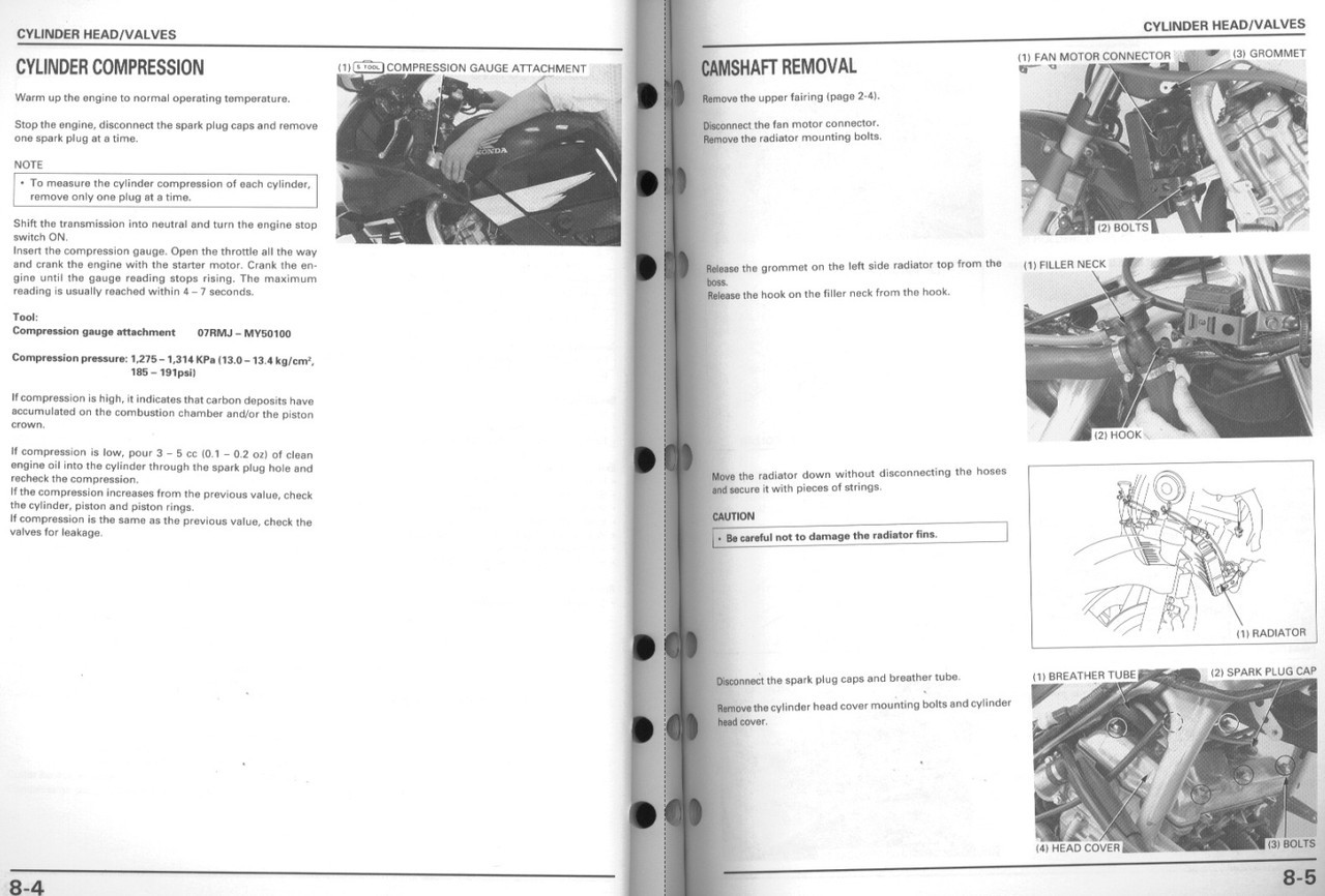 Honda 1997 CBR600F3 Service Manual