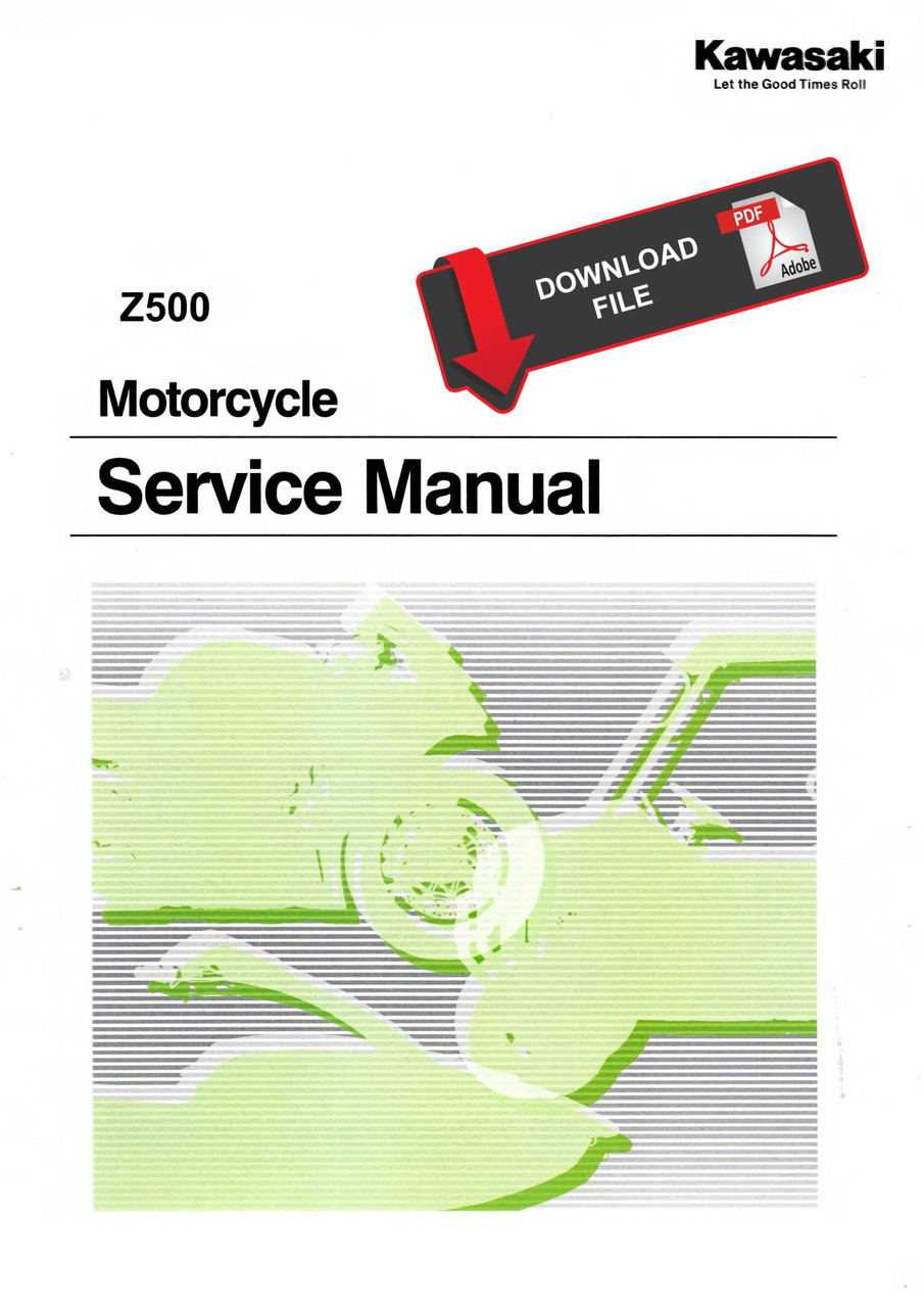 Service Manual Kawasaki 2024 Z500 SE ABS Repair