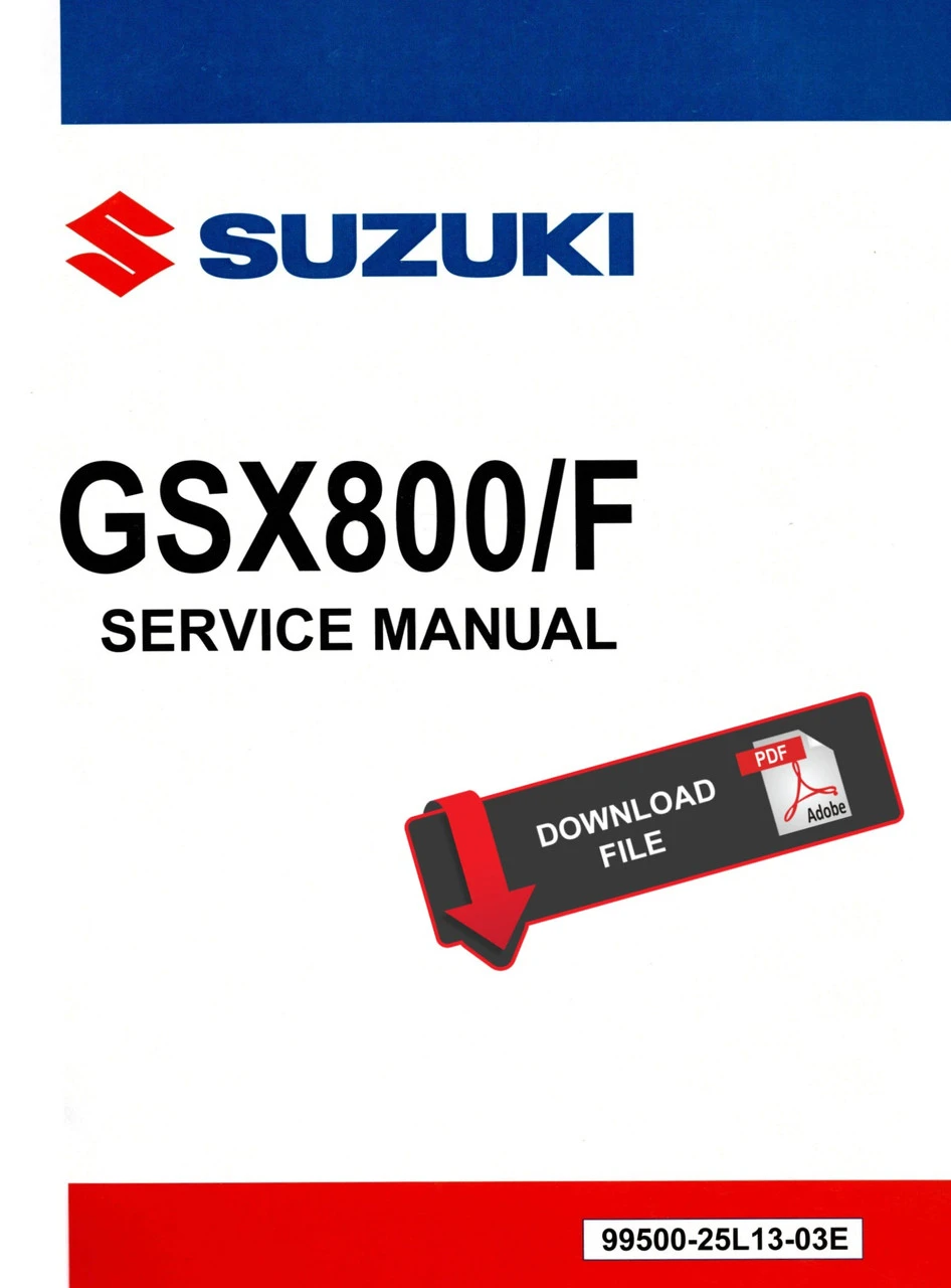 Suzuki 2025 GSX-8R Service Manual