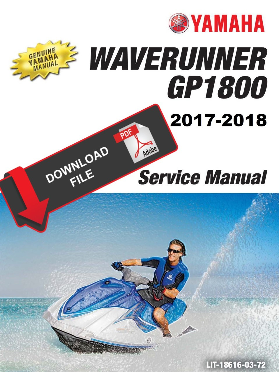 Yamaha 2017 Waverunner GP1800 Service Manual