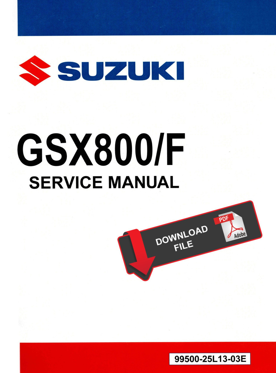 Suzuki 2025 GSX-8S Service Manual
