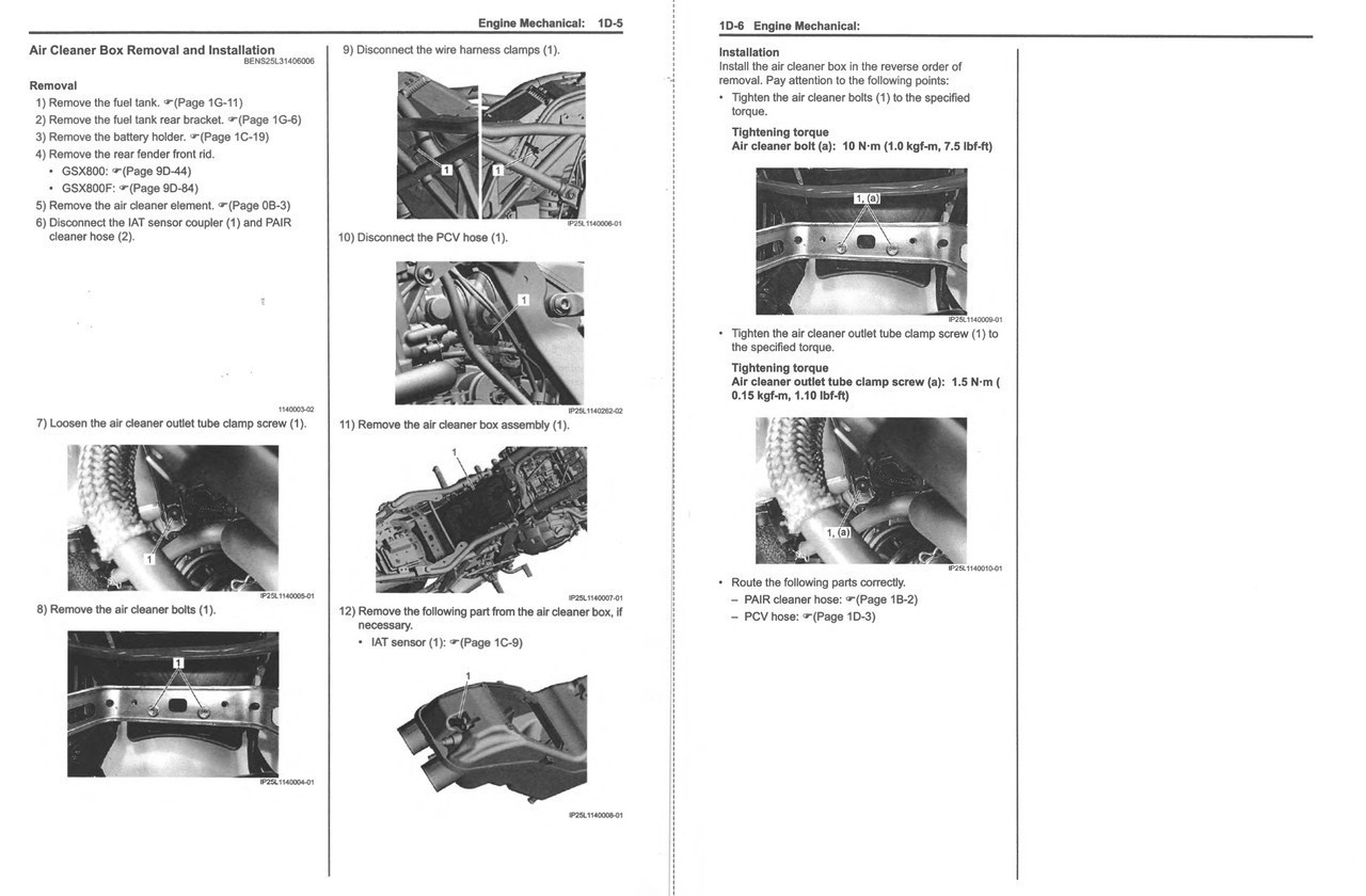 Suzuki 2026 GSX-8S Service Manual