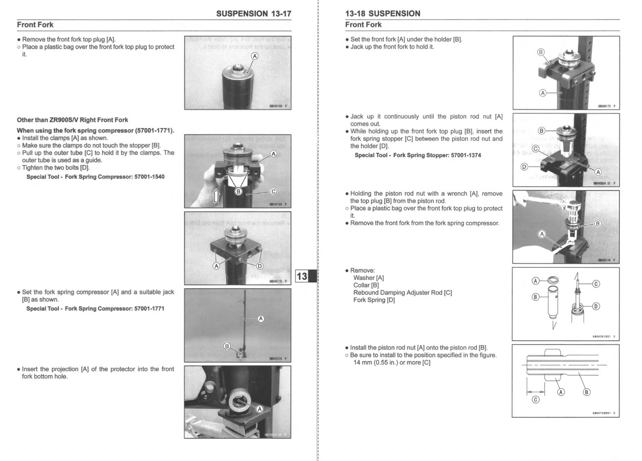 Service Manual Kawasaki 2025 Z900 Repair