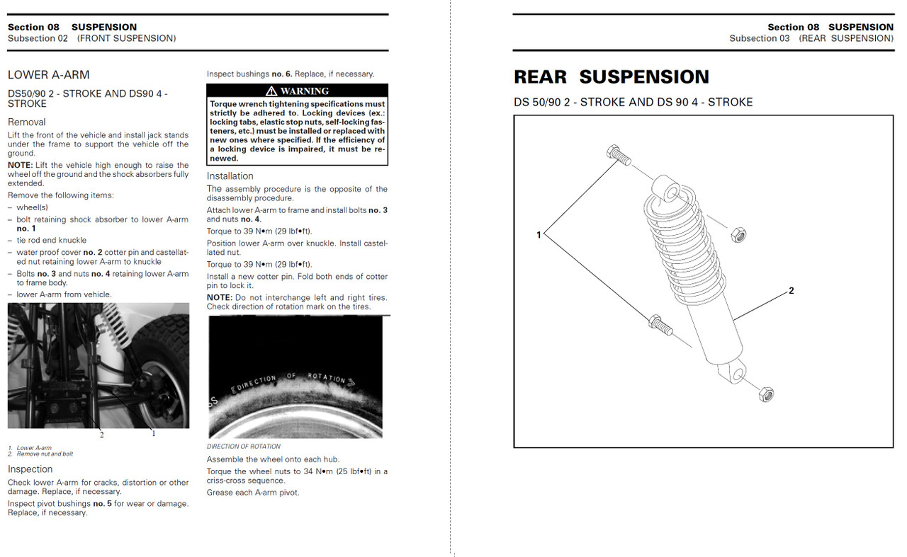 Bombardier 2002 DS 50 Service Manual