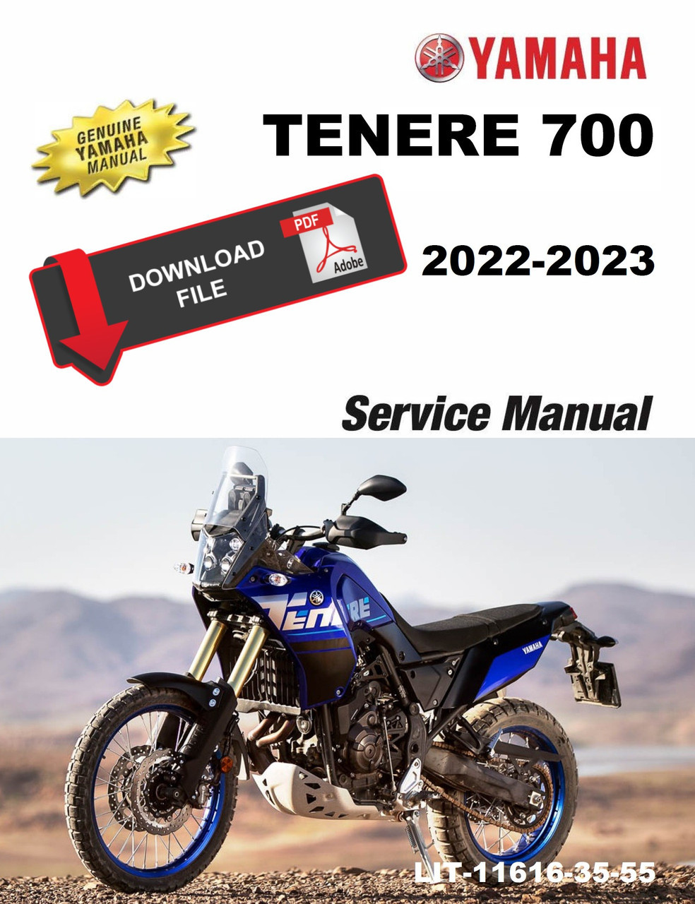 Yamaha 2023 Tenere 700 Service Manual