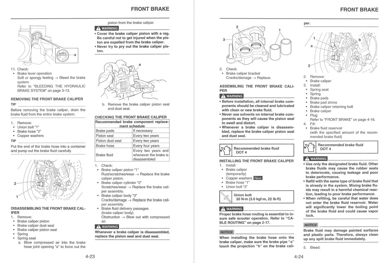 Yamaha 2025 Zuma 125 Service Manual