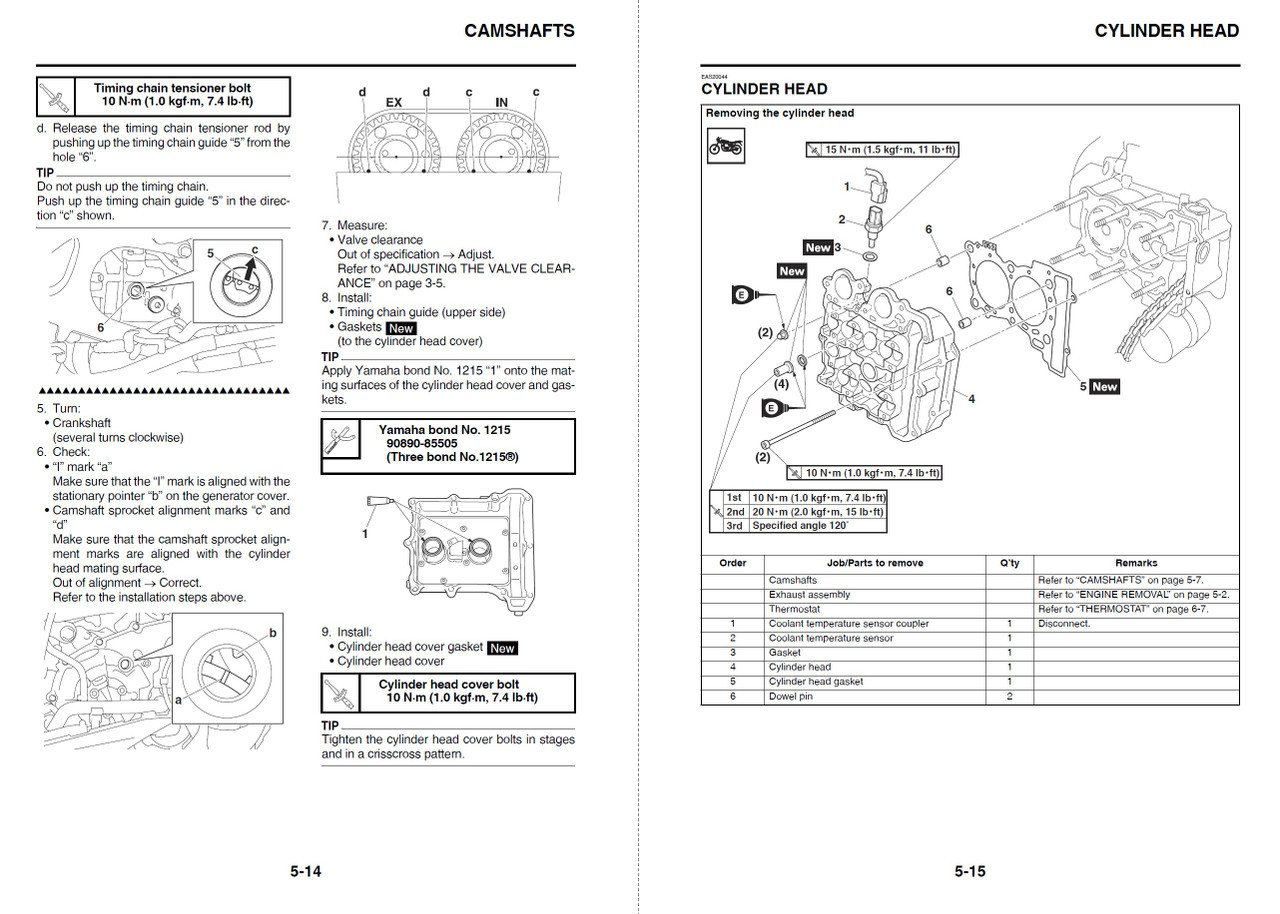 Yamaha 2017 TMAX SX 530 Service Manual