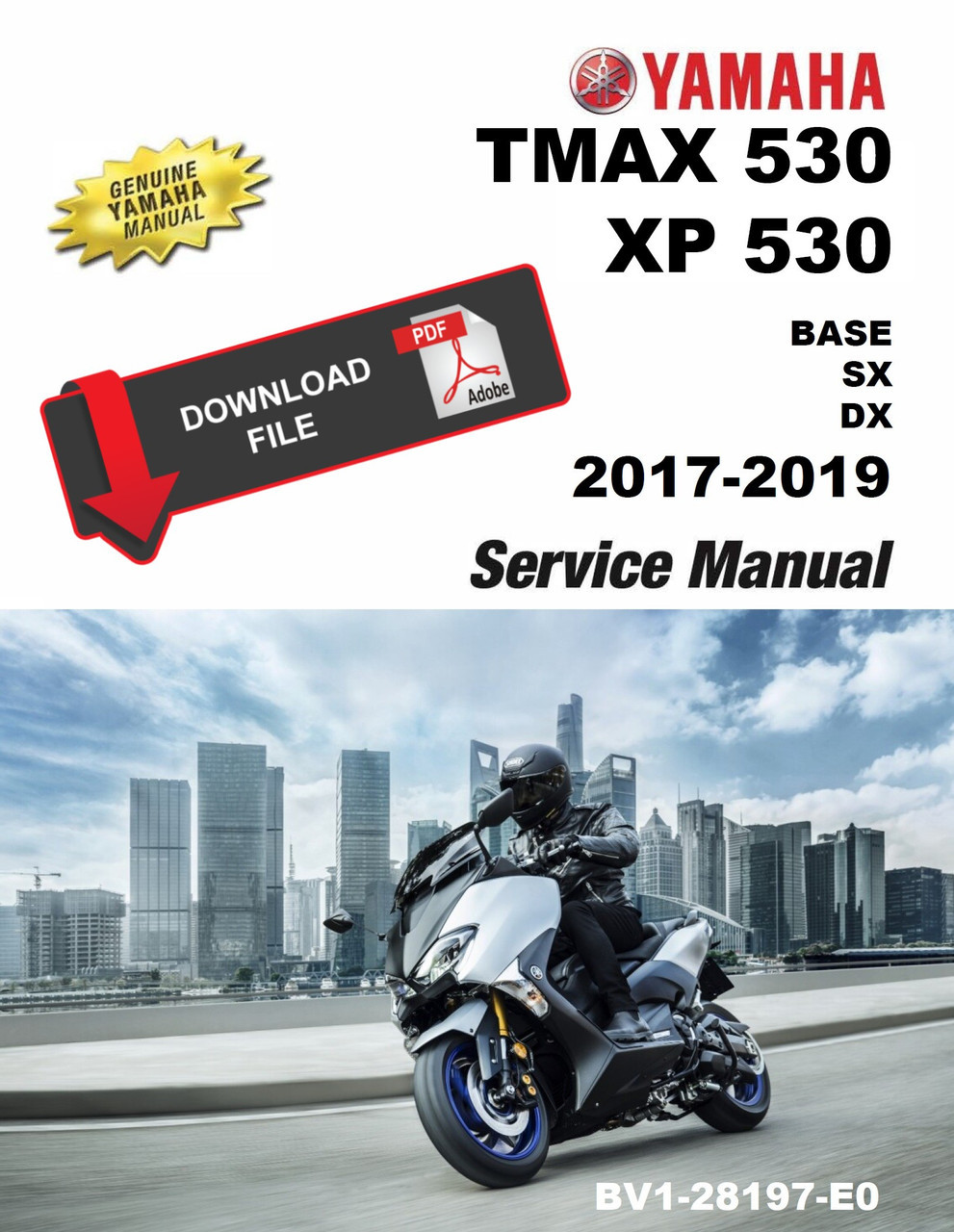 Yamaha 2017 TMAX SX 530 Service Manual