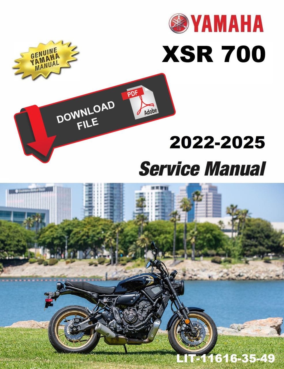 Yamaha 2025 XSR700 Service Manual