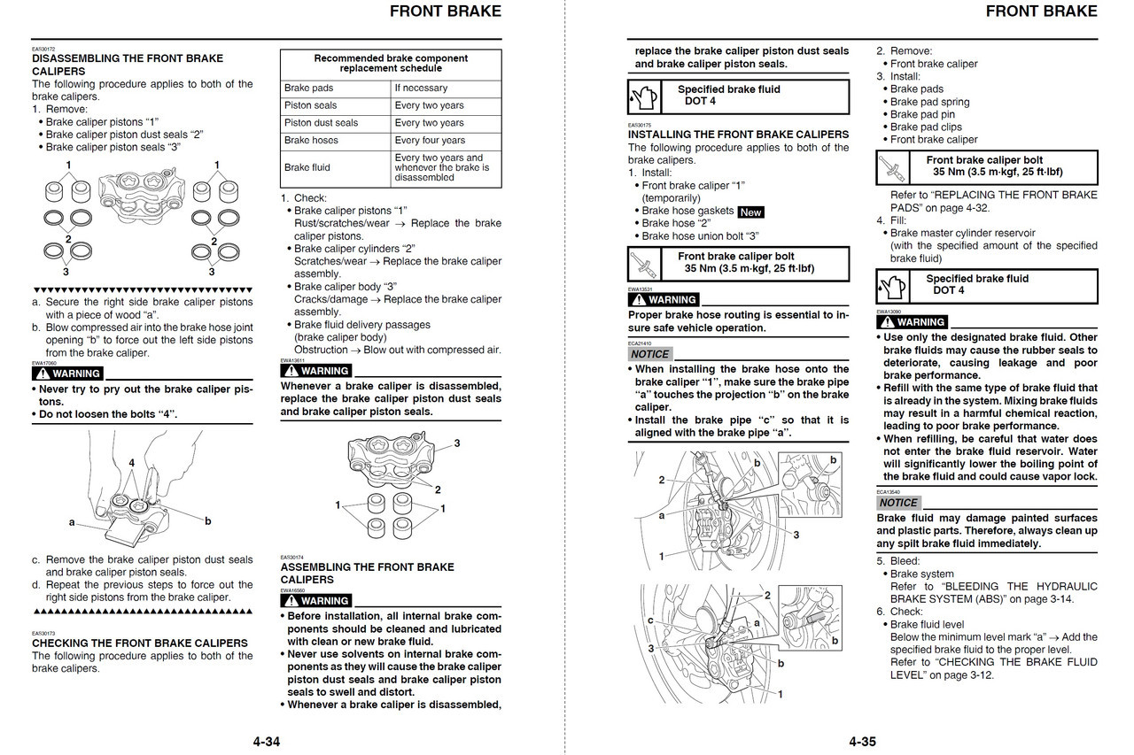 Yamaha 2020 XSR900 Service Manual