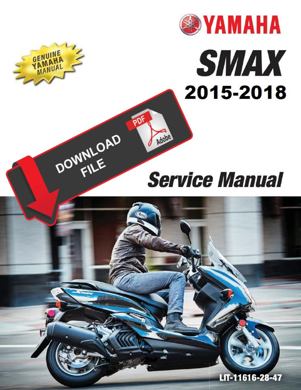 Sag Folkeskole Tag fat Yamaha 2018 SMAX Scooter Service Manual