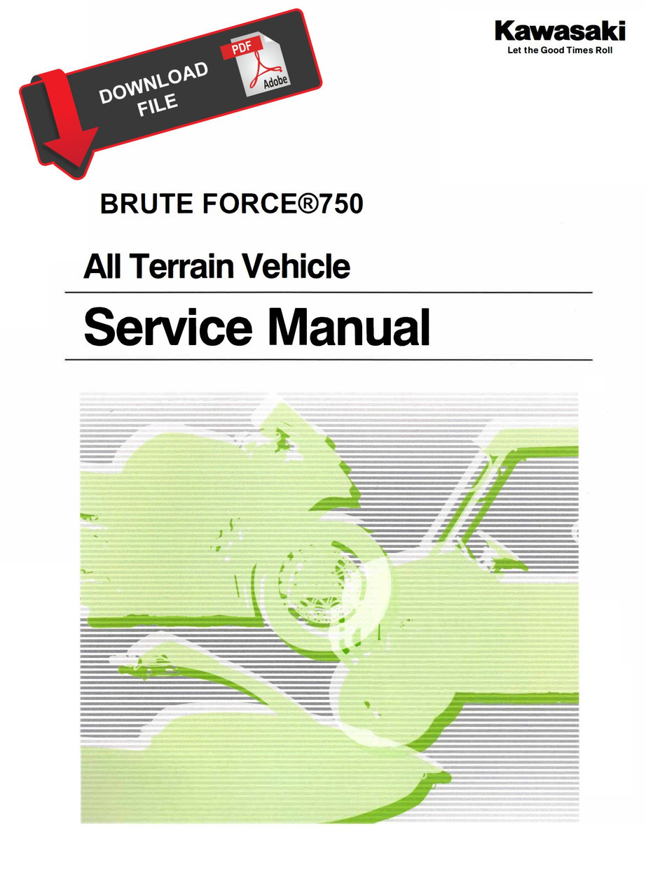 Kawasaki 2026 Brute Force 750 Service Manual