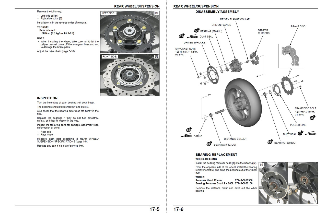 Honda 2023 CB750 Hornet Service Manual