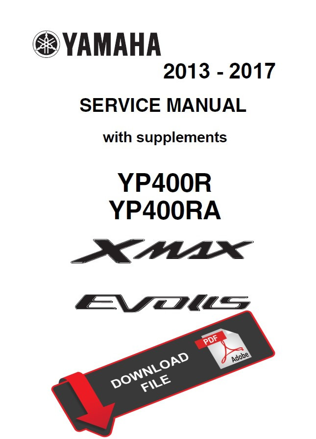 Yamaha 2013 X-MAX 400 Service Manual
