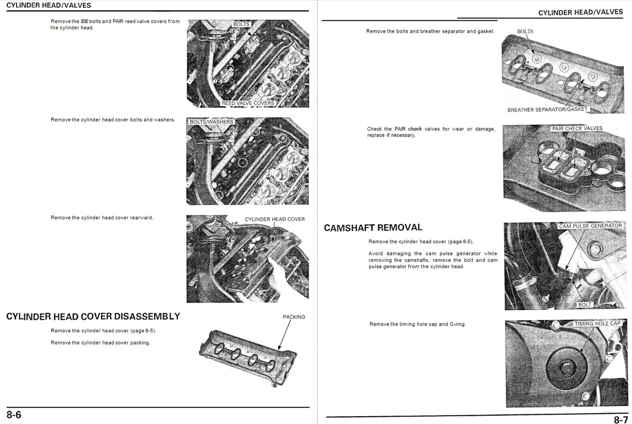 Honda 2002 CBR954RR Service Manual