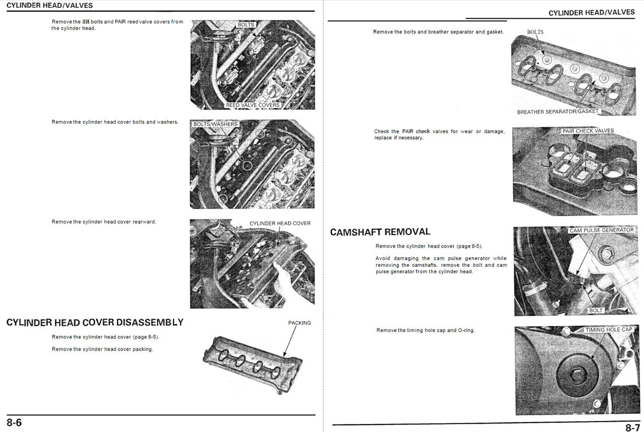 Honda 2003 CBR954RR Service Manual