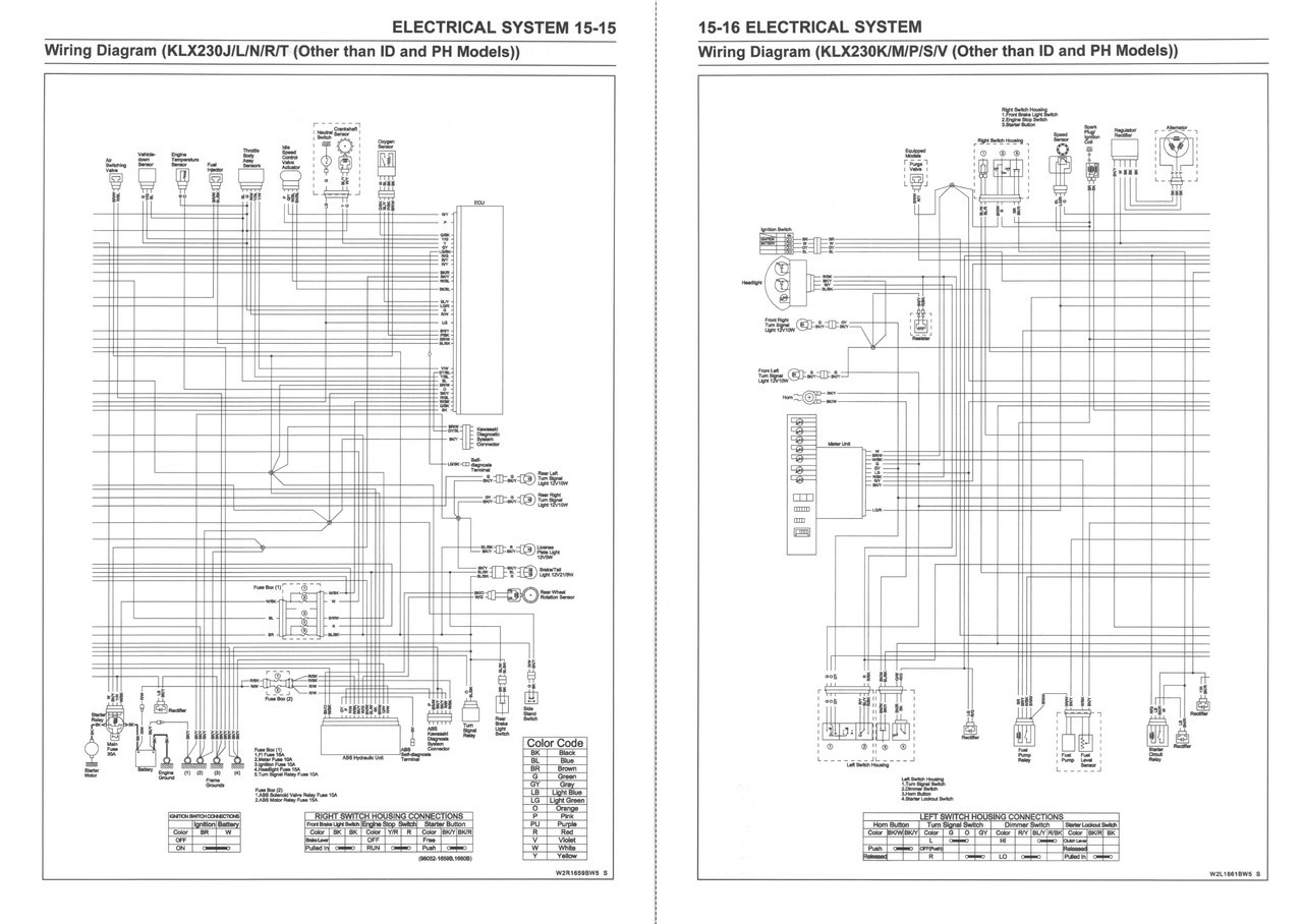 Service Manual Kawasaki 2023 KLX230 SM Repair
