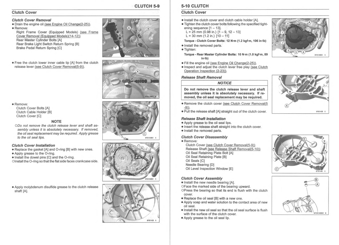 Service Manual Kawasaki 2024 KLX230 SM Repair