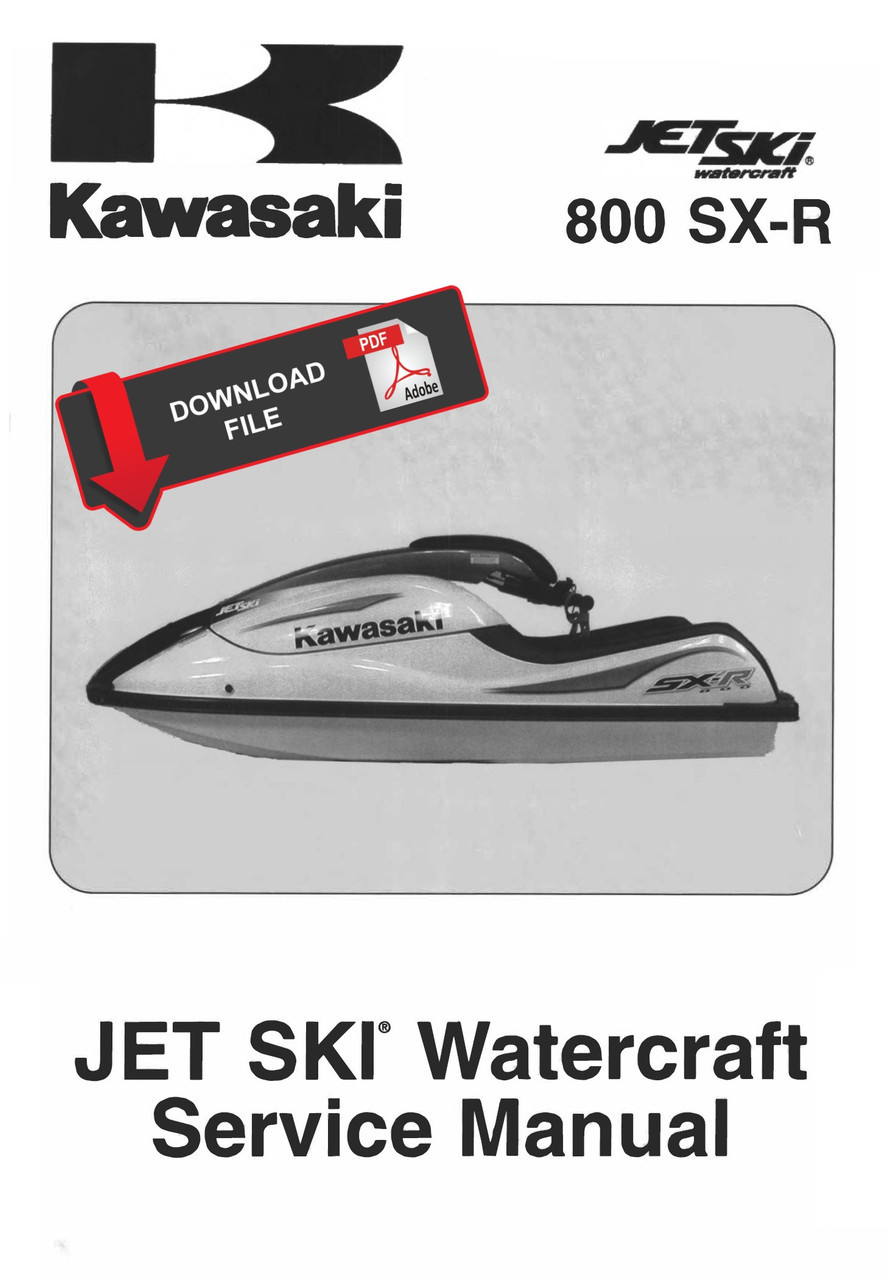 Kawasaki 2004 Jet Ski 800 SX-R Service Manual