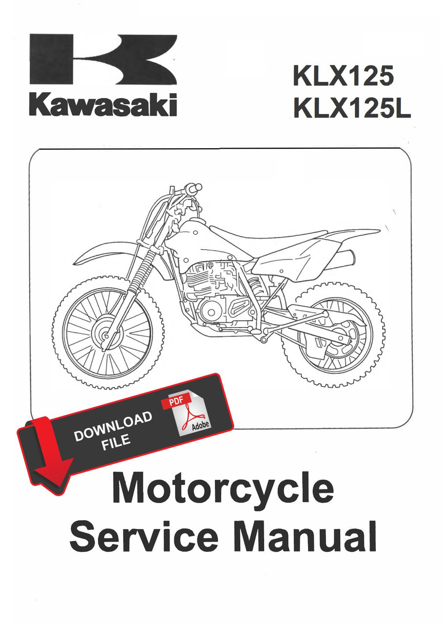 Kawasaki KLX125 サービスマニュアル Service Manual Kawasaki 2004 KLX 125 Repair