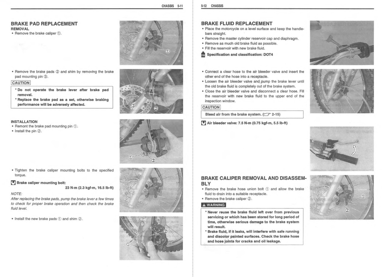 Service Manual Kawasaki 2004 KLX 125 Repair