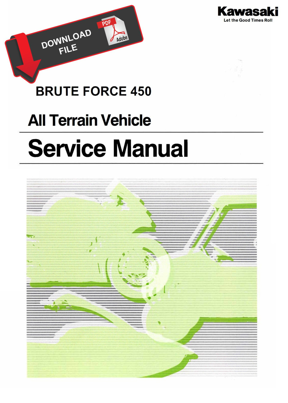 Kawasaki 2026 Brute Force 450 Service Manual
