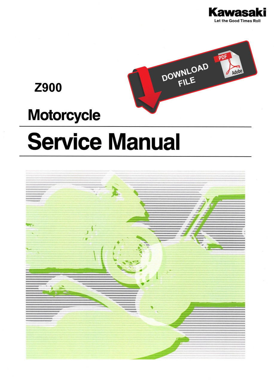 Service Manual Kawasaki 2026 Z900 Repair