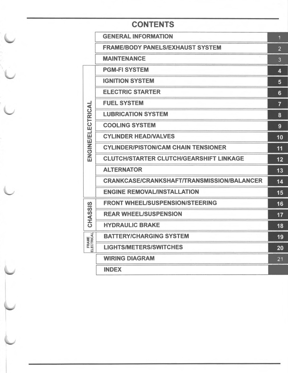 Honda 2024 CRF 450L Service Manual