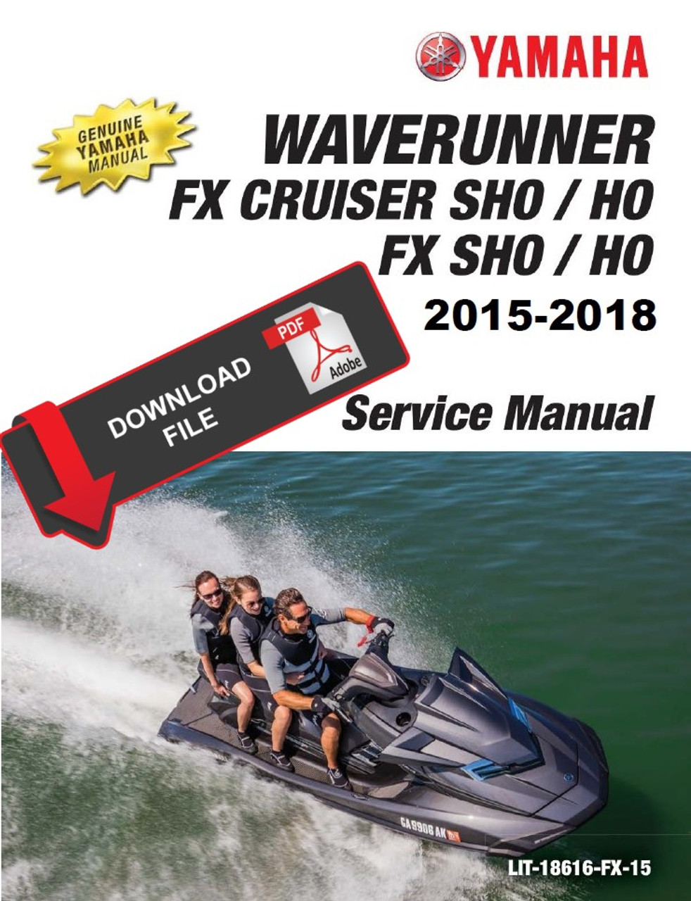 Yamaha 18 Waverunner Fx Cruiser Ho Service Manual
