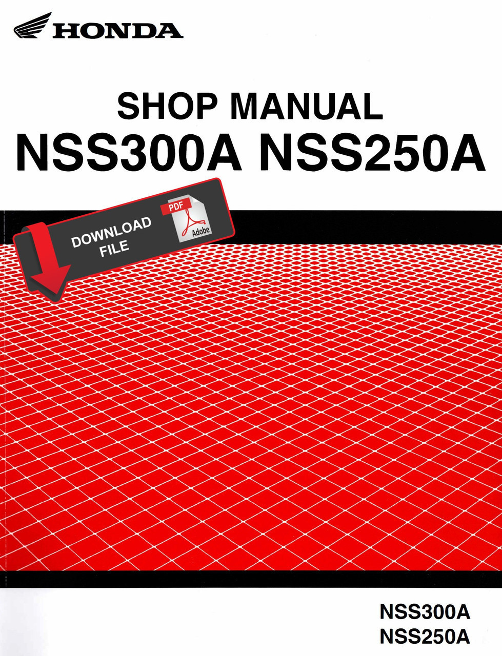 Honda 2023 NSS250 Scooters Service Manual