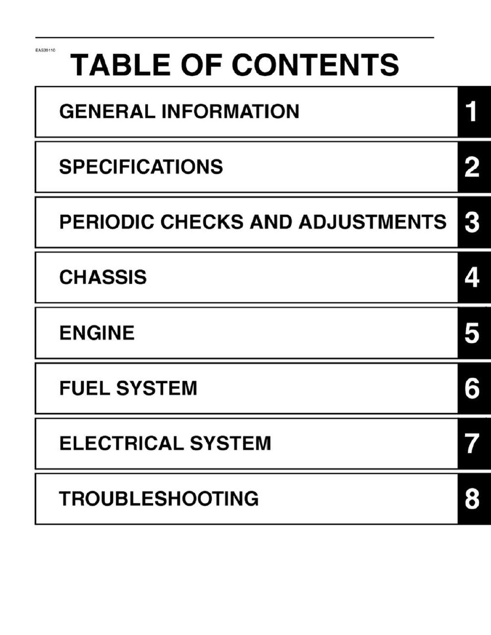 Yamaha 2018 SR400 Service Manual