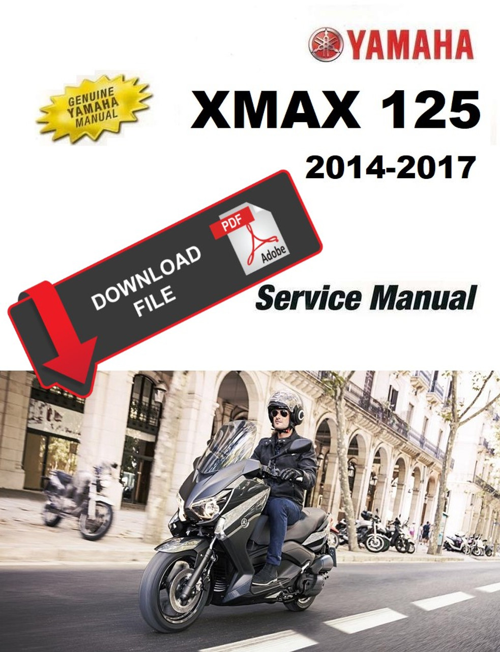 Yamaha 2014 X-MAX 125 Service Manual