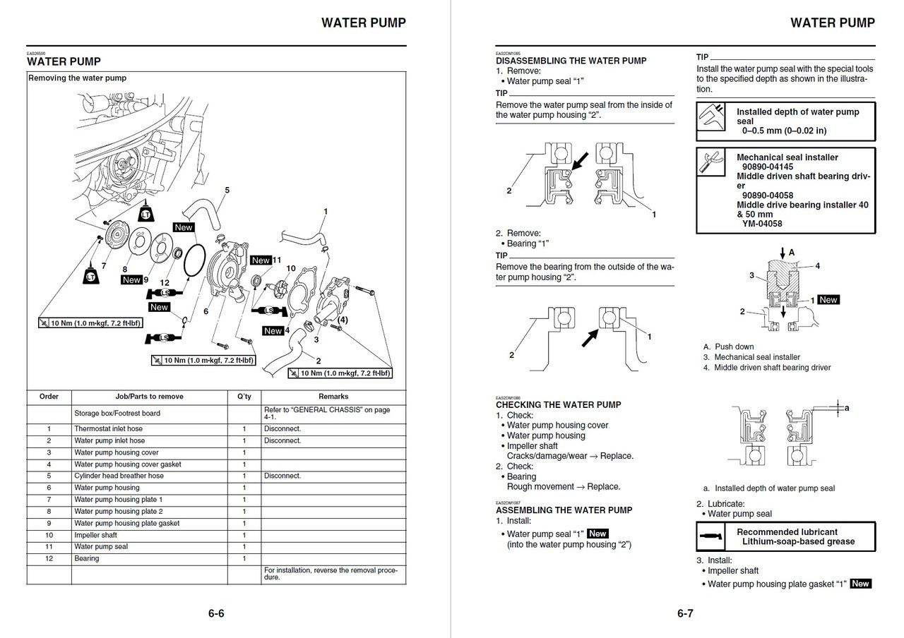 Yamaha 2015 X-MAX 125 Service Manual