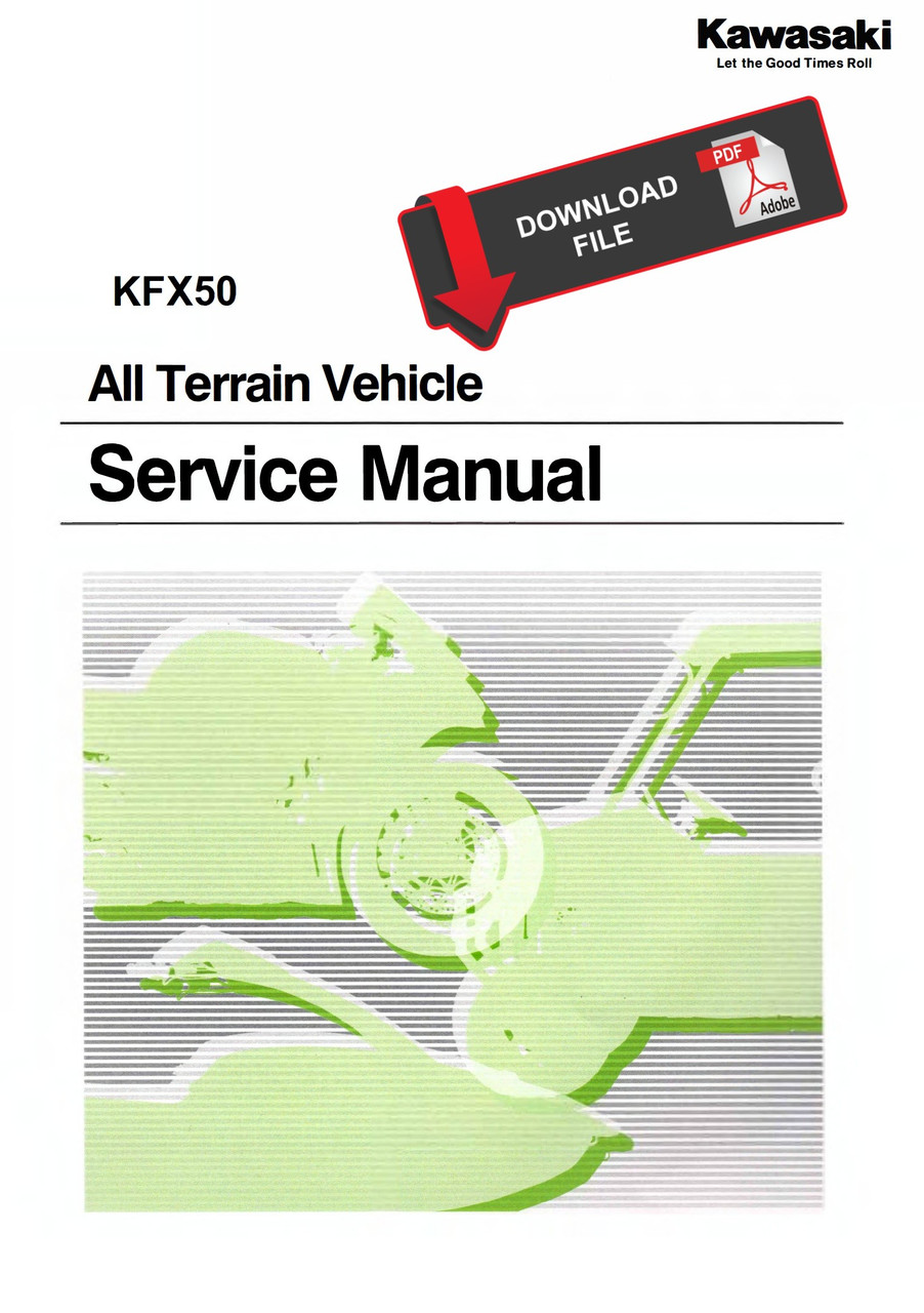 Kawasaki 2023 KFX 50 Service Manual