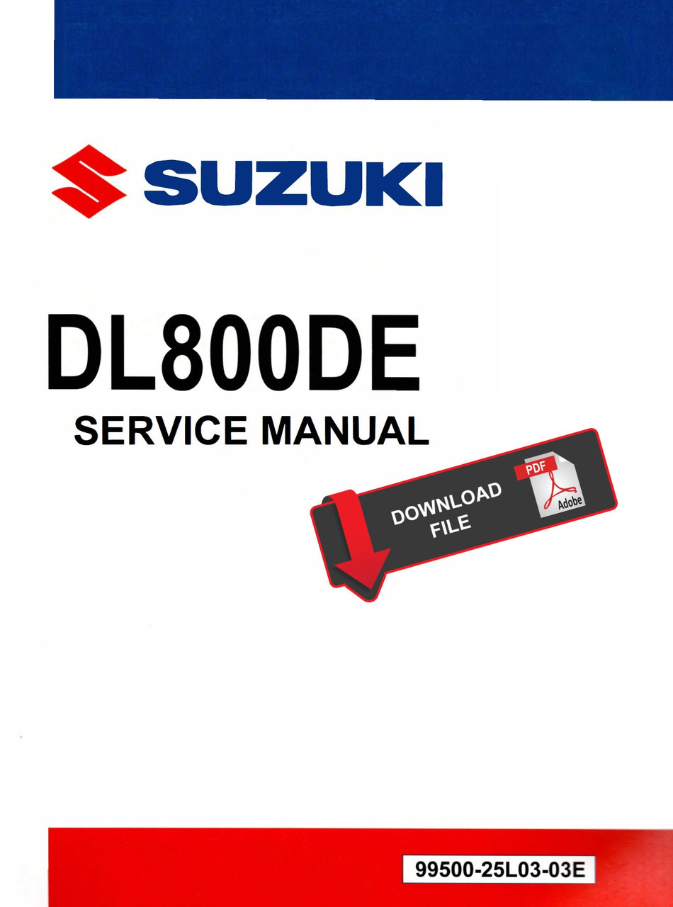 V-STROM800 DE   Vストローム800/DE サービスマニュアル Suzuki 2026 V-Strom 800 Service Manual