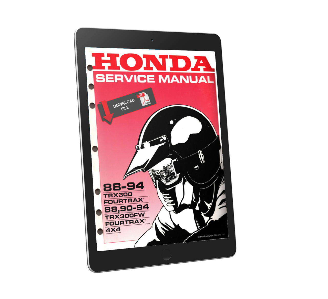 Honda 1990 FourTrax 300 Service Manual
