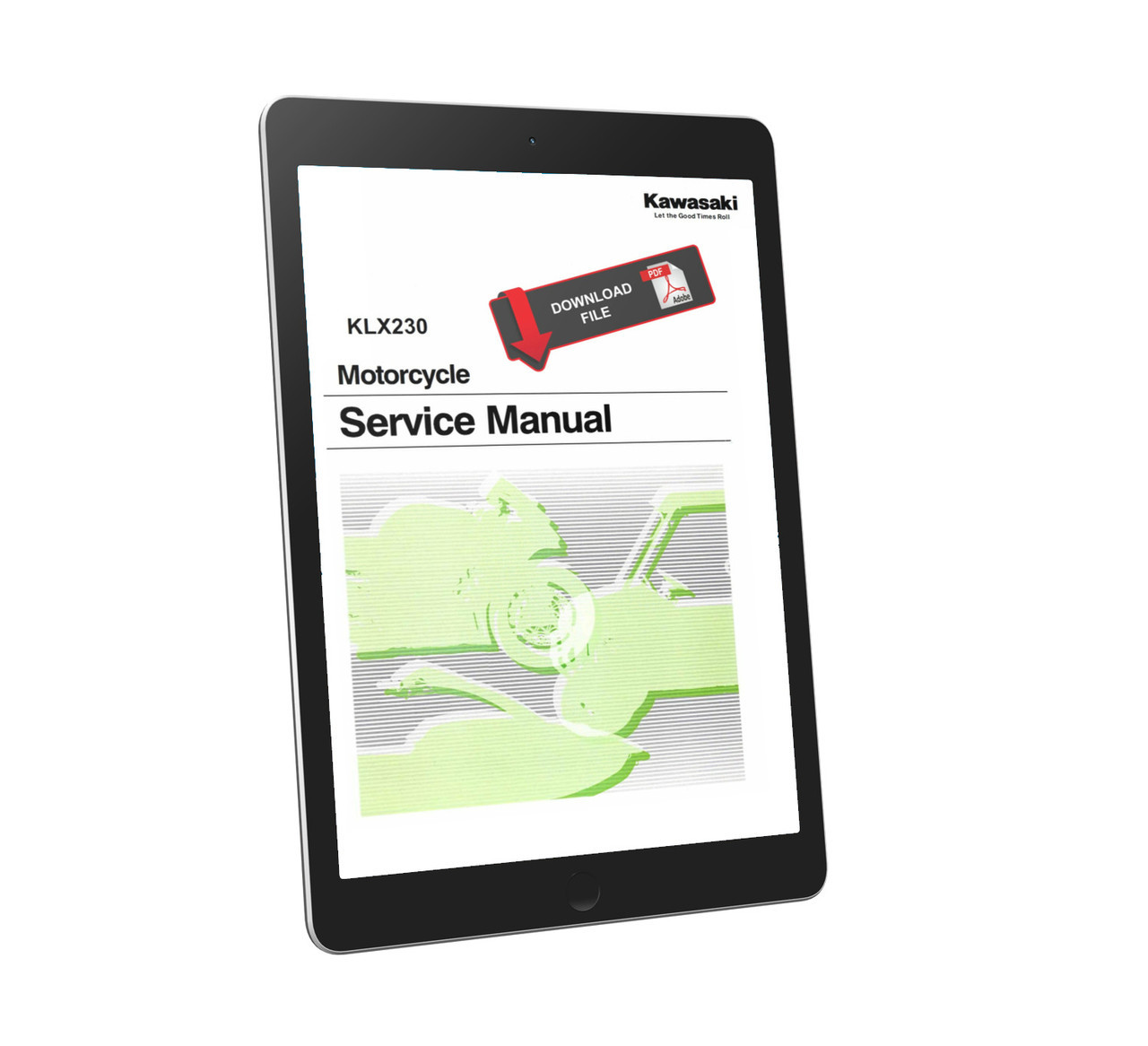 Service Manual Kawasaki 2026 KLX230S Repair