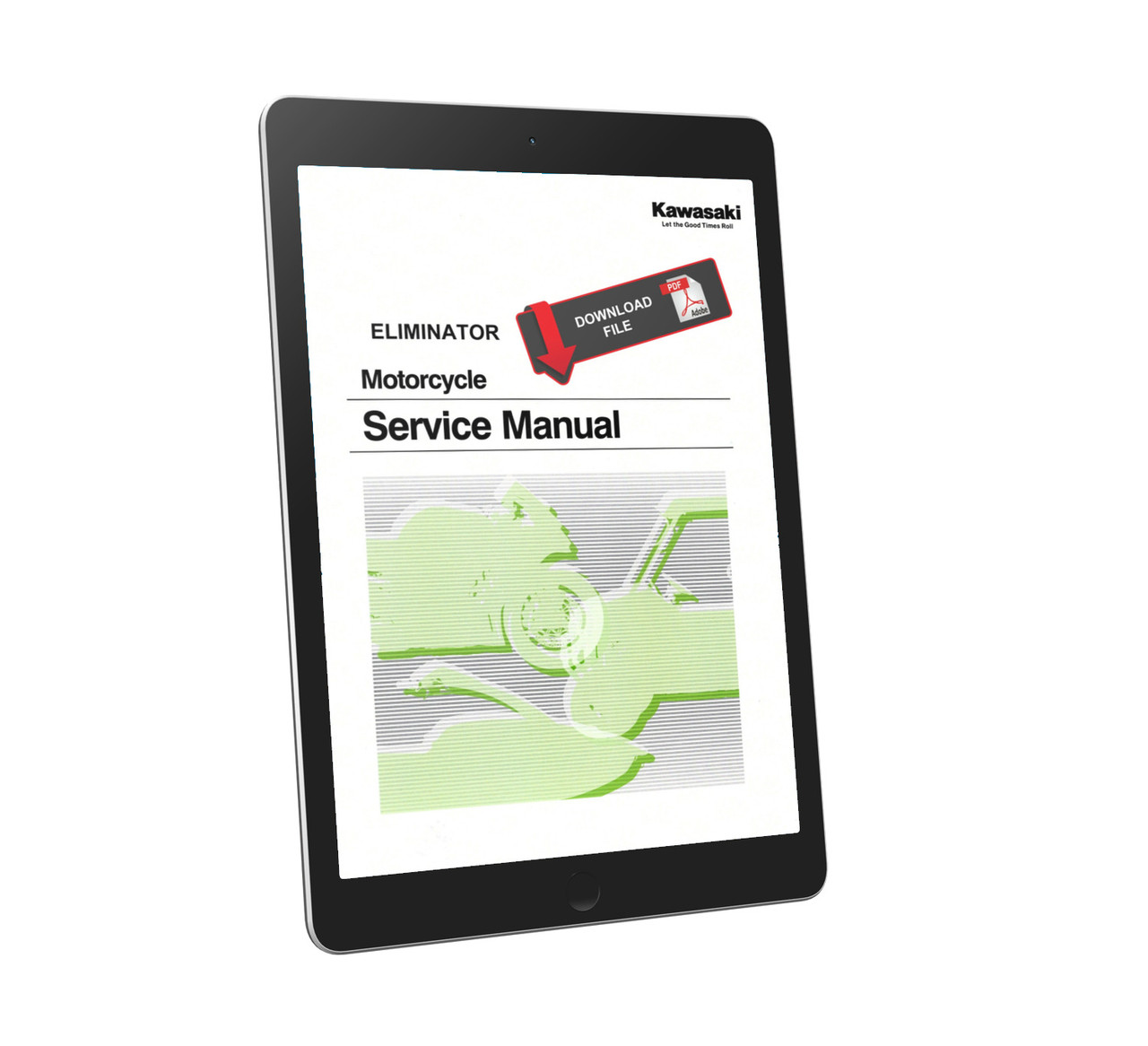 Service Manual Kawasaki 2024 Eliminator Repair