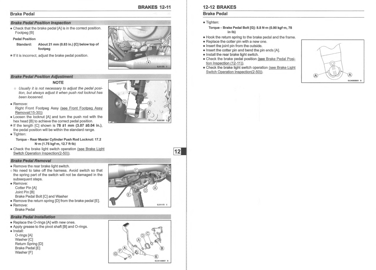 Service Manual Kawasaki 2024 Eliminator Repair