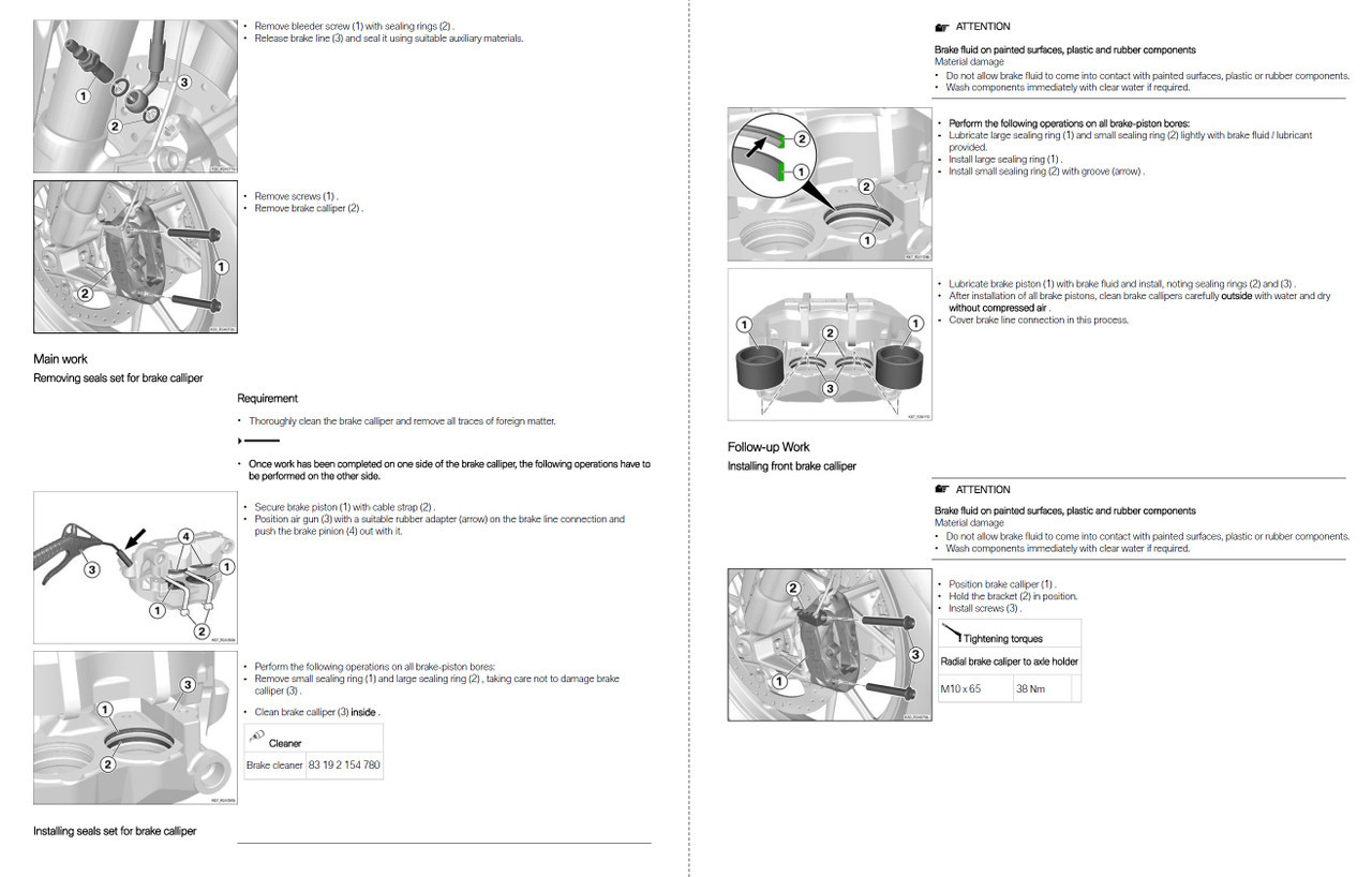 BMW 2022 S 1000 XR Service Manual
