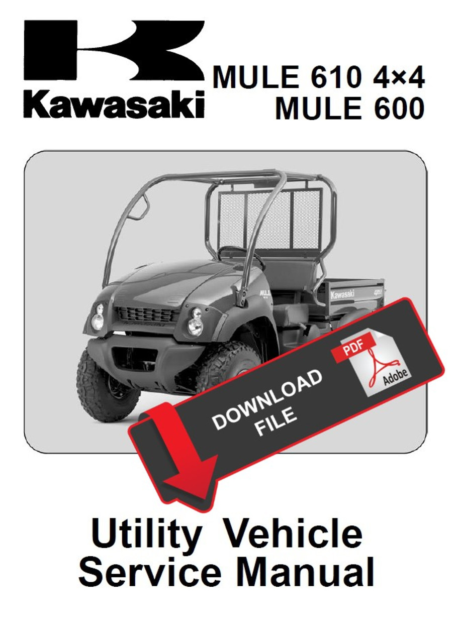 Indtægter Mening ventil Kawasaki 2013 Mule 600 Service Manual