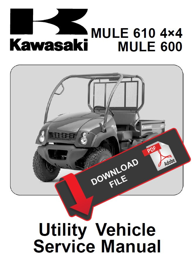 Kawasaki 2013 Mule 610 4x4 Service Manual