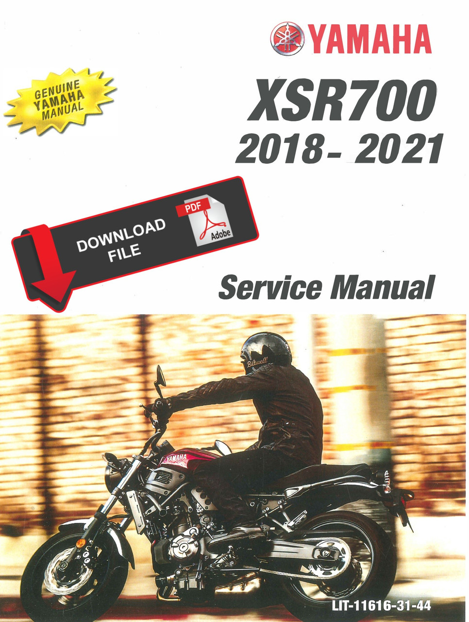 Yamaha 2018 XSR700 Service Manual