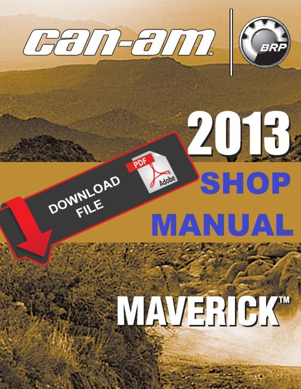 CanAm 2013 Maverick 1000R Service Manual
