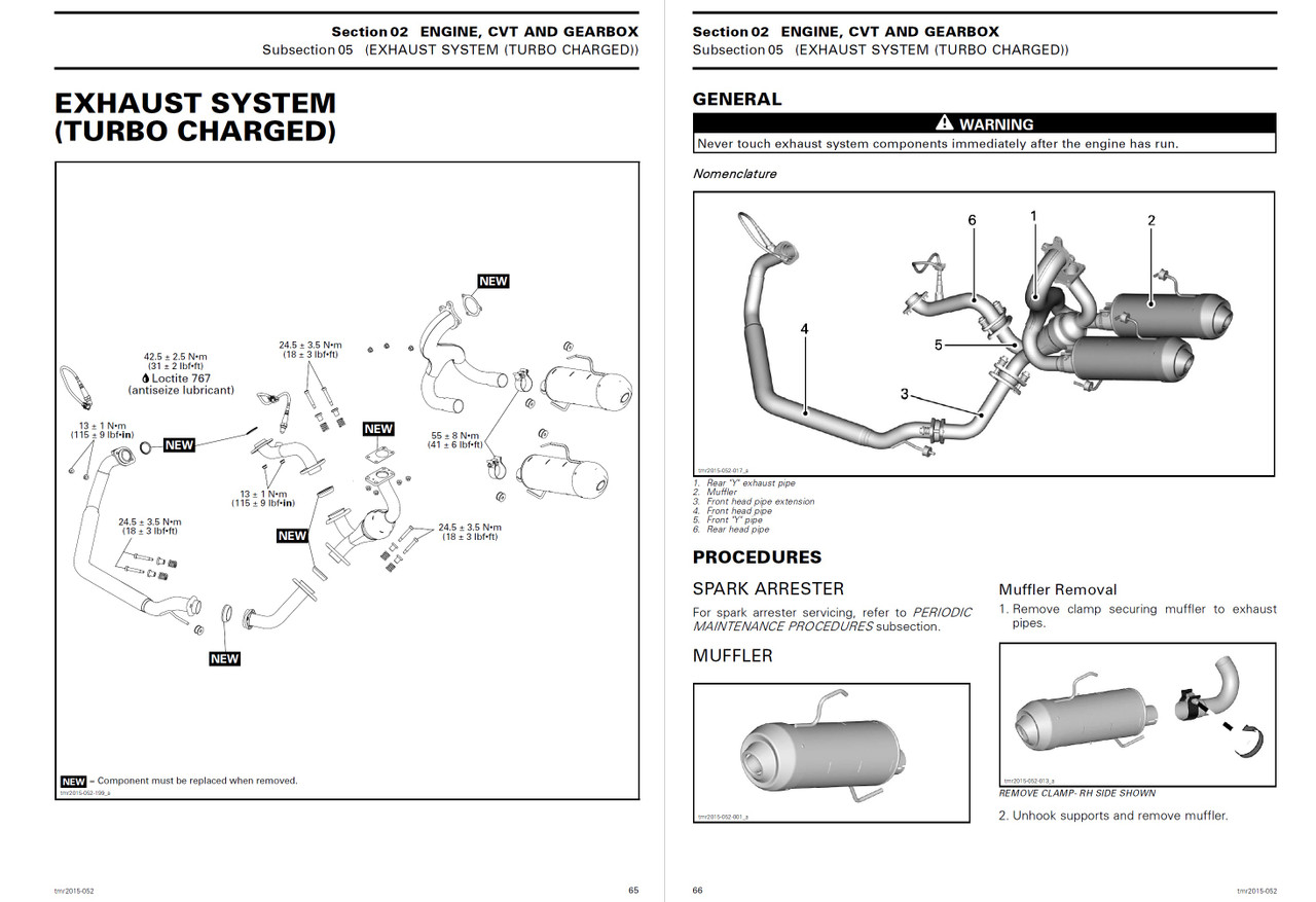 2017 CAN AM MAVERICK SERVICE MANUAL PDF visual data 8